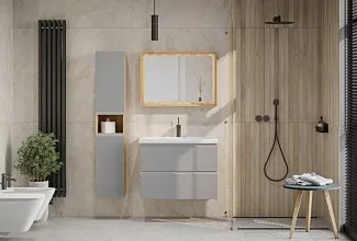 Тумба Эридан 800 дуб/серый